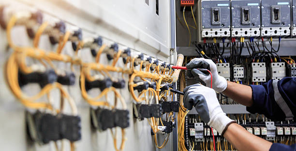 Professional Electrician technician working in Fayetteville, NC